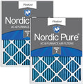 Nordic Pure 12x24x1 Pleated MERV 7 Air Filters 2 Pack by NordicPure