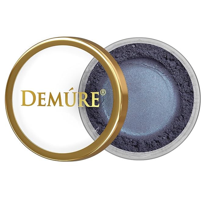 Demure Mineral Make Up (Midnight Blue) Eye Shadow, Matte Eyeshadow, Loose Powder, Eye Makeup, Professional Makeup