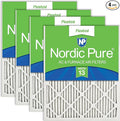 Nordic Pure 20x30x1 Pleated MERV 13 Air Filters 4 Pack by NordicPure