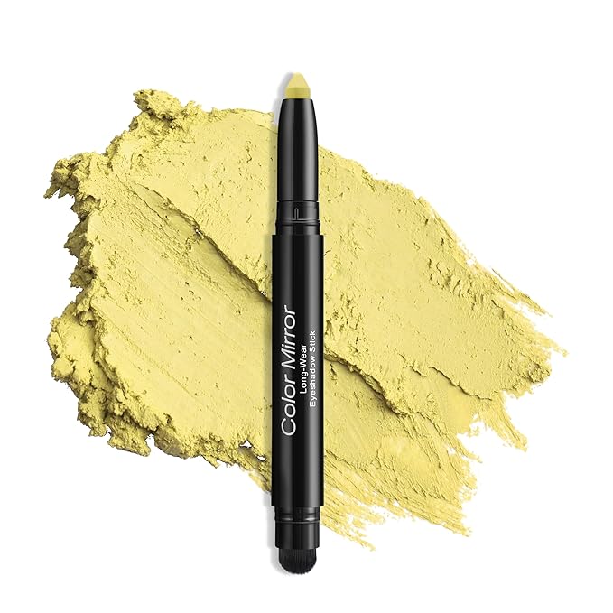 Cream Waterproof Hypoallergenic Eyeshadow Stick, long wear Metallic Glitter Matte Eye Shadow Pencil With Makeup Brush, Eye Brightener, 60 Daisy Matte