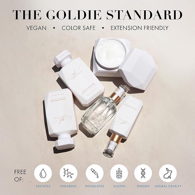Goldie Locks Signature Leave-In Conditioner - Moisturizes and Controls Frizz - Lightweight Daily Hydration - Safe for Extensions & Color-Treated Hair - Protein-Free - 5.1 fl oz (Packaging May Vary)