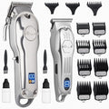 Fagaci Professional Hair Clippers and Trimmer Set - Cordless, 440C Blades