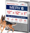 12x12x1 Electrostatic Air Filter, MERV 8, Reusable Furnace AC/HVAC Filter by LifeSupplyUSA