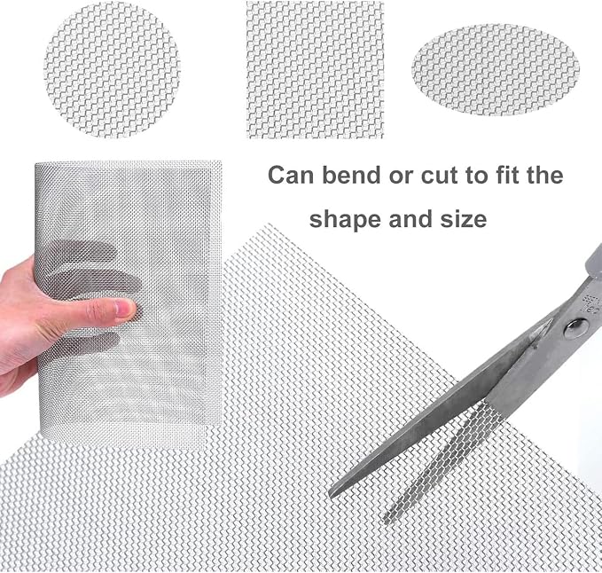 20 Mesh Stainless Steel Woven Wire, High-Density Ventilation Protecting Mesh - Image 5