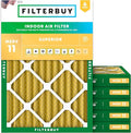 Filterbuy 24x28x2 Air Filter MERV 11 Superior Pet & Allergy Defense, by Filterbuy