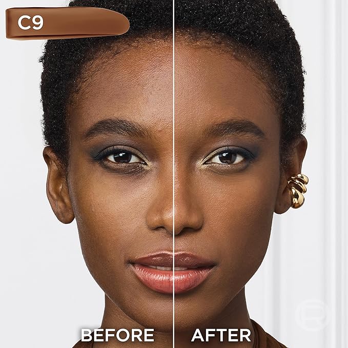 L'Oreal Paris True Match Super-Blendable Foundation, Medium Coverage Liquid Foundation Makeup, C9, Deep, 1 Fl Oz