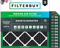 Filterbuy 12x12x1 Air Filter MERV 10 Odor & Allergy Defense by Filterbuy