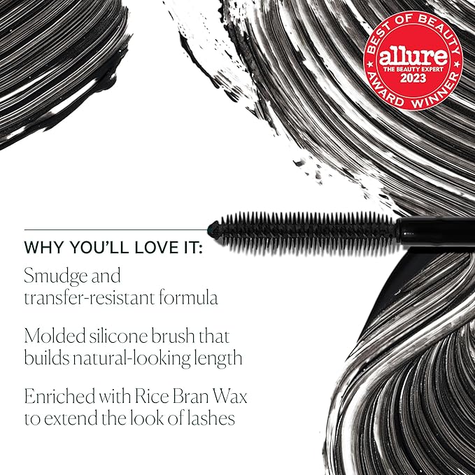 Well People Expressionist Lengthening Mascara, Mascara For Long, Nourished Lashes, Smudge- and Transfer-Resistant Formula, Vegan & Cruelty-free, Black