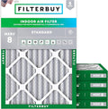 Filterbuy 14x20x2 Air Filter MERV 8 Essential Dust & Allergy Defense, by Filterbuy