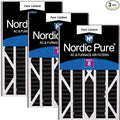 Nordic Pure Air Bear Cub 16x25x3 Replacement Carbon Odor Reduction Merv 8 Air by NordicPure
