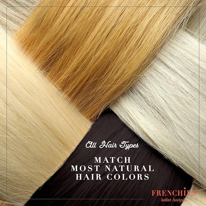 Frenchies French Twist Hair Pin, Ultra Flocked Extra Soft French Hair Pins for Women, Wedding, Updo Extensions, or Wig, 20 Count, Red
