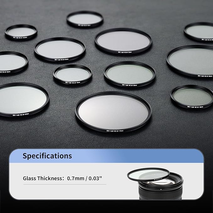 JJC 49mm Ultra Low Reflectivity UV Lens Protection Filter - Image 6