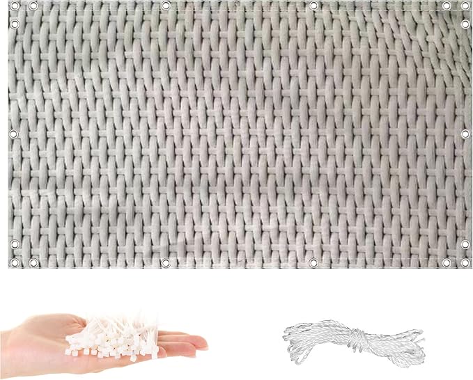 Privacy Fence 9.8' x 32.8' UV Protection Weather-Resistant Privacy Screen by AYLFBFU