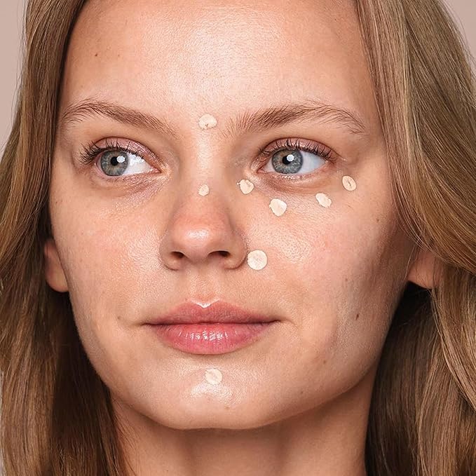 Jouer Essential High Coverage Liquid Concealer - Brightening Concealer - Color Corrector for Under Eye Dark Circles, Spot Coverage, and Eye Primer - Soft Matte Finish, Chiffon