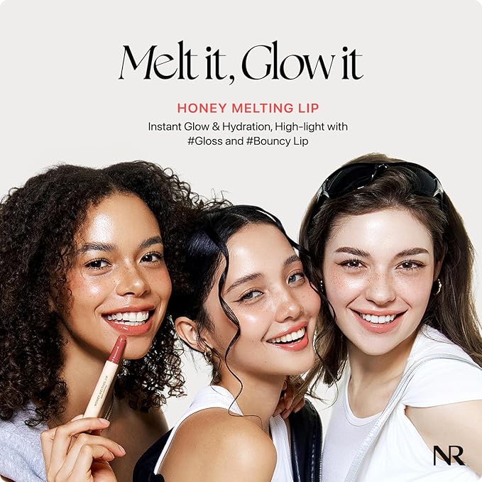 Nature Republic HONEY MELTING LIP (10 PEACH) SOFT LIP STICK, Hydrating Gloss, Moisturizing balms, Sheer tint, Shine & Glowy Finish, korean make up, Stocking Stuffers