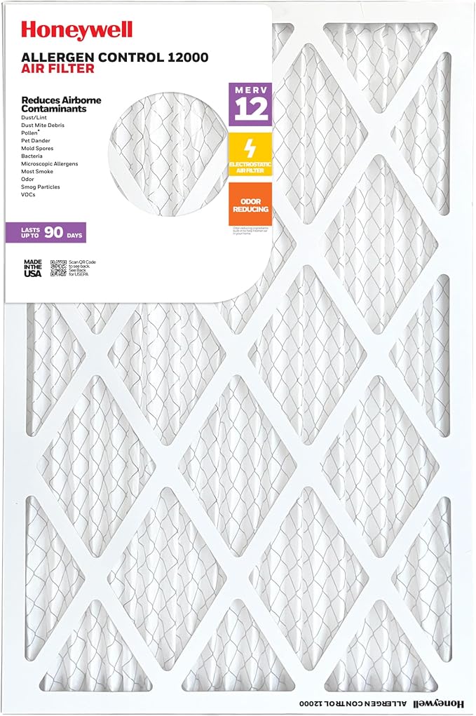 Honeywell 16x20x1 MERV 12 Electrostatic Pleated HVAC AC Furnace Air Filter | - Image 5