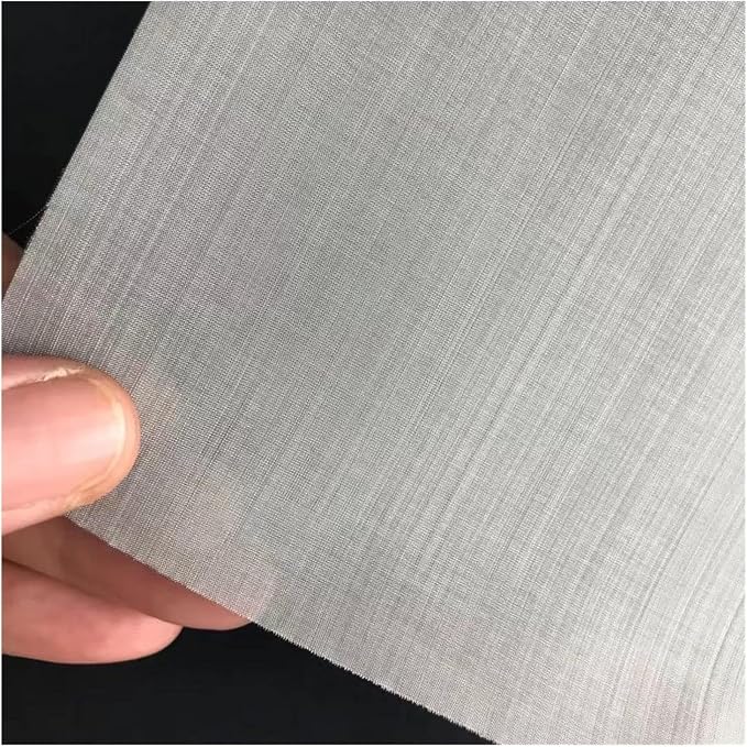 304 Stainless Steel Woven Mesh Screen, 250 Mesh Micro Aperture Cloth, Fine by FIDSEJEONA