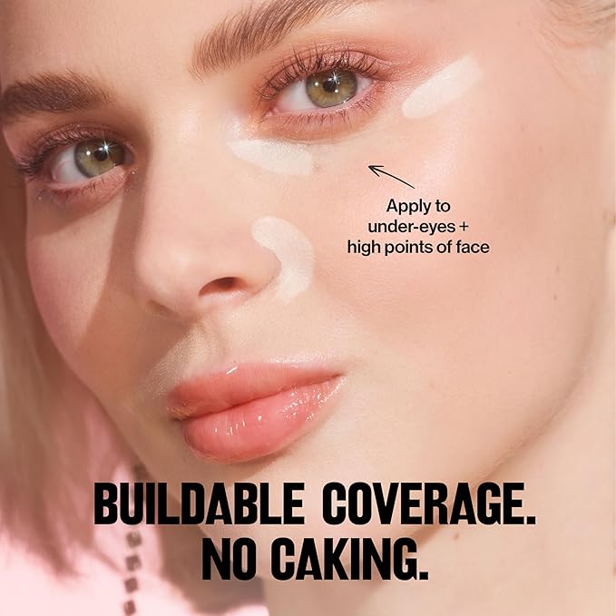 Revlon Glimmer Brightening Concealer, Liquid Under Eye Makeup, Made with Caffeine, Vitamin C, & Stevioside, 155, 0.3 fl oz