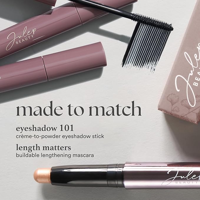 Julep Eyeshadow 101 Cream-to-Powder Waterproof Shadow Stick – Copper Shimmer – Long-Lasting, Crease-Proof, Shimmer Cream Eyeshadow with Built-in Smudger