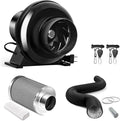 iPower Grow Tent Ventilation System 4 Inch Inline Duct Ventilation Fan 195 CFM by iPower