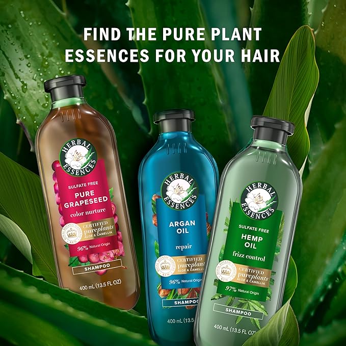 Herbal Essences Argan Oil Repair Shampoo & Conditioner Set, Moisturizes & Smoothes, Paraben-Free, Color-Safe, pH-Balanced, Citrus Scent, 20.2 Fl Oz, 2-Pack