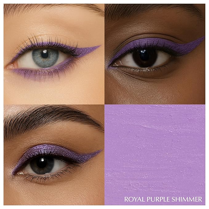 EPILYNX Eyeliner Pencil - Long Lasting Smudge Proof & Waterproof Eyeliner Pencil - Eye Liner Pencils - Hypoallergenic, Vegan, Gluten-Free Eye Pencil - Royal Purple Shimmer, 1.2ml