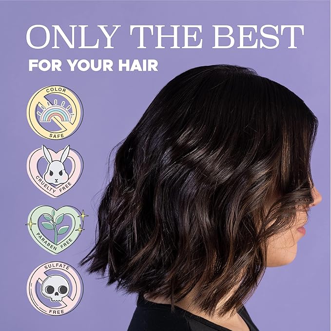 Luseta Biotin Shampoo and Conditioner for Hair - Thickening Shampoo for Thinning Hair- Infused with Argan Oil to Damaged Dry Hair - Sulfate Free Paraben Free-2 x 16.9 fl oz