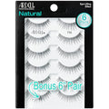 Ardell False Eyelashes, Natural Lashes 110 - Lightweight Reusable Strip Lashes, Eye-Lifting Effect, 5 Pairs + Bonus Pair