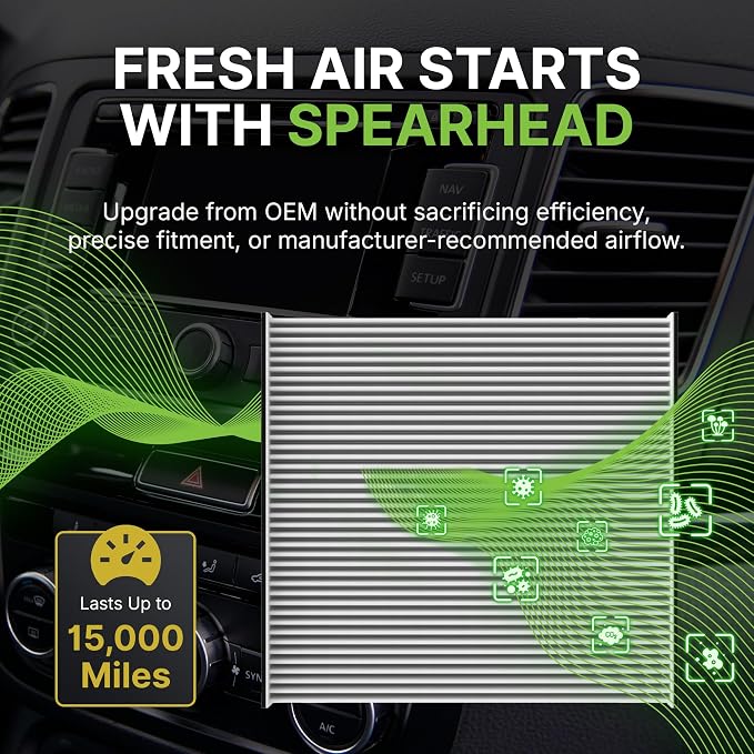 Spearhead OEM+ Particulate Breathe Easy Cabin Filter | Fits Various 2008-17 Audi - Image 5