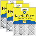 Nordic Pure 14x30x1 Pleated MERV 10 Air Filters 3 Pack by NordicPure