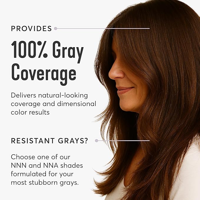 Madison Reed Radiant Hair Color Kit | 4NA Darkest Ash Brown with Cool Smoky Undertones (Messina Brown) for 100% Gray Hair Coverage | Dimensional Permanent Hair Dye | PPD-Free & Ammonia-Free | 1 Pack