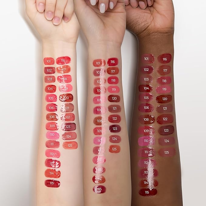 Laka Fruity Glam Tint, Glowing Lip Stain with Wide Color Spectrum, Hydrating & Lightweight Texture, Long-Lasting Bold Stain, Non-Sticky, Vegan, K-Beauty (#108 Salty, 4.5g/0.15oz)