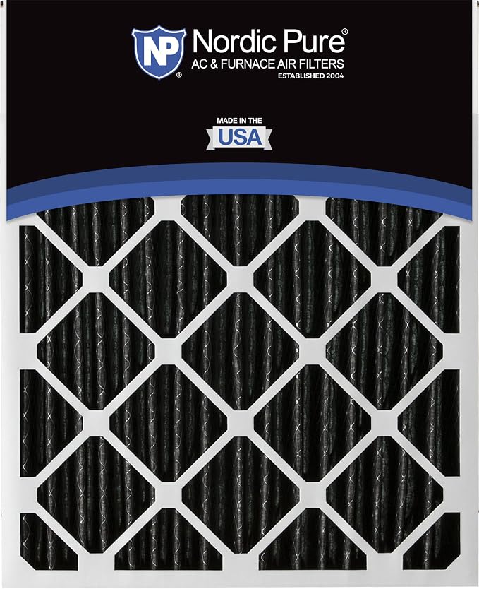 Nordic Pure 16x20x2 Pure Carbon Pleated Odor Reduction Merv 8 Furnace Filters 3 - Image 5