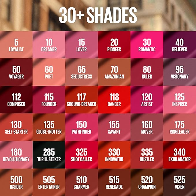 Maybelline Super Stay Matte Ink Liquid Lipstick Makeup, Long Lasting High Impact Color, Up to 16H Wear, Pathfinder, Berry Pink, 1 Count, Packaging May Vary