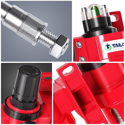 TAILONZ PNEUMATIC 0-150PSI 1/4 Inch NPT Aluminum Alloy Industrial Grade Three - Image 9