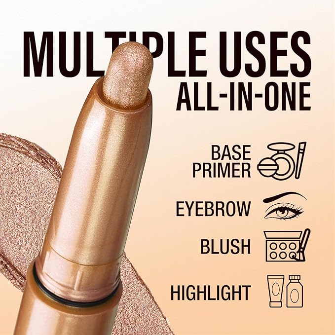 LANGMANNI Eyeshadow Stick, 6 PCS Waterproof Multi-Color Eyeshadow Pen Set, Creamy Long-Lasting Eye Makeup Kit, Natural & Shimmer Shades Contour Stick, Perfect Gifts For Women (#C)