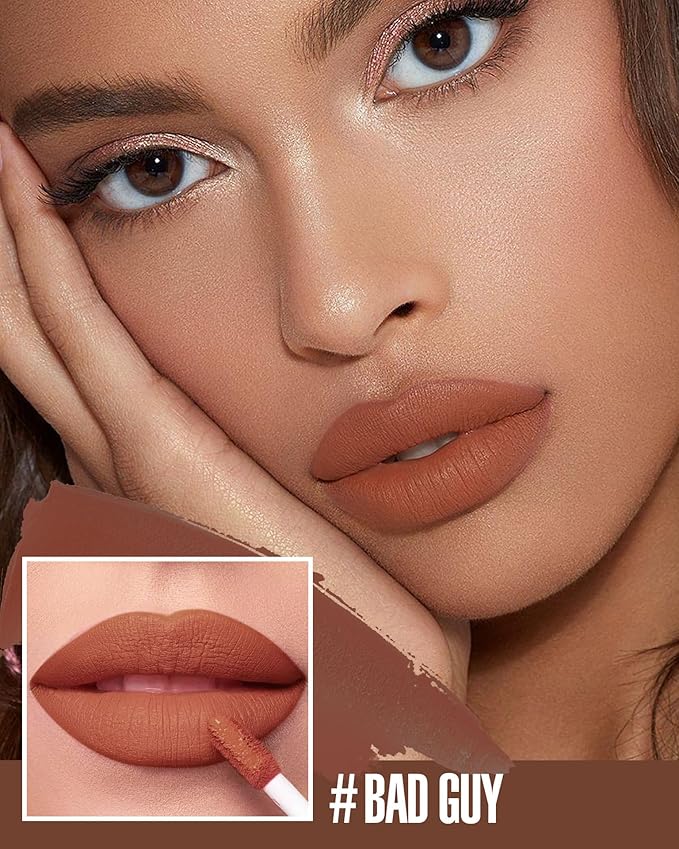 Rose Red Lipstick Long Lasting Lipsticks for Women Smudgeproof Transferproof Cruelty Free Lip Makeup, 905 Bad Guy