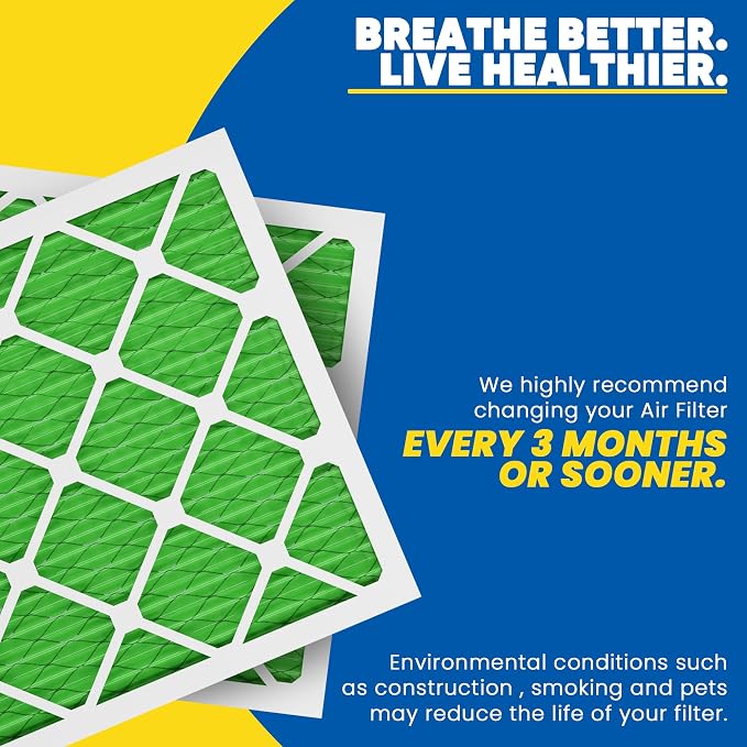 Maycold MERV 13 14x25x1 Air Filter, High-Efficiency Pleated AC & Furnace Filters - Image 6