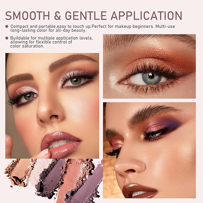 2Pcs Perfect Color Duo-Shadow Liner 2-in-1 Eyeliner & Eyeshadow, Effortless Smoky or Natural Eye Makeup, Waterproof & Smudge-Proof Shadow Liner Duo (A)
