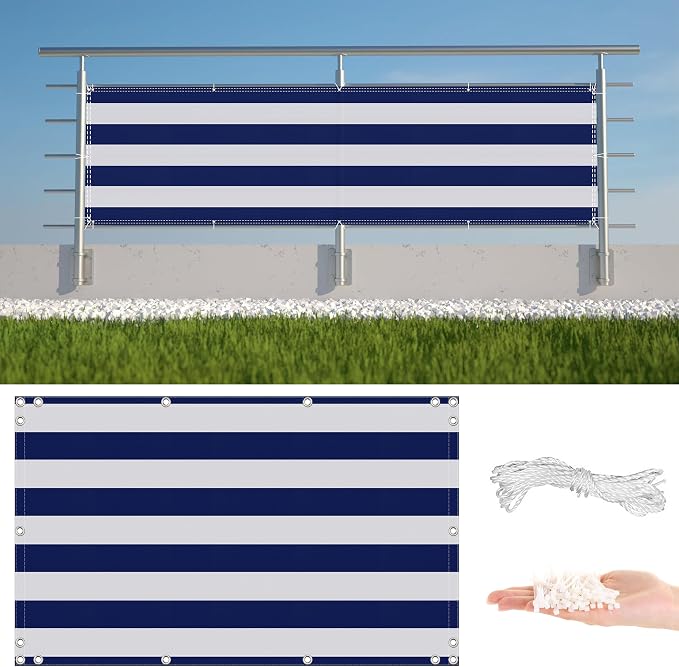 Privacy Screen Protector 2.5' x 49.2' Privacy Protection Weatherproof Privacy by AYLFBFU