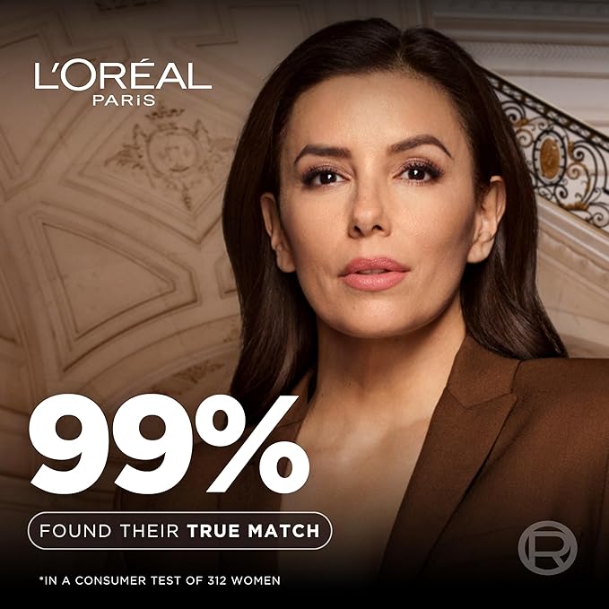 L'Oreal Paris True Match Super-Blendable Foundation, Medium Coverage Liquid Foundation Makeup, N1, Light, 1 Fl Oz