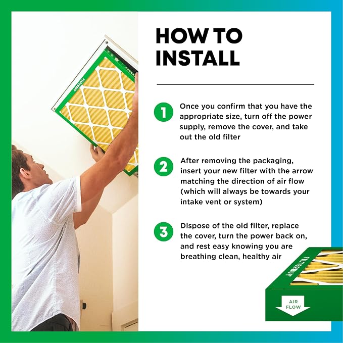 Filterbuy 24x36x1 Air Filter MERV 11 Superior Pet & Allergy Defense, - Image 5