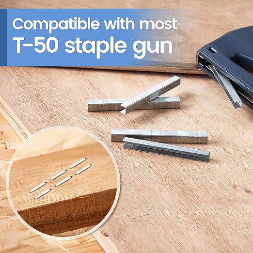 meite T-50 Staples, 9/16 Inch Heavy Duty Staples - Image 3