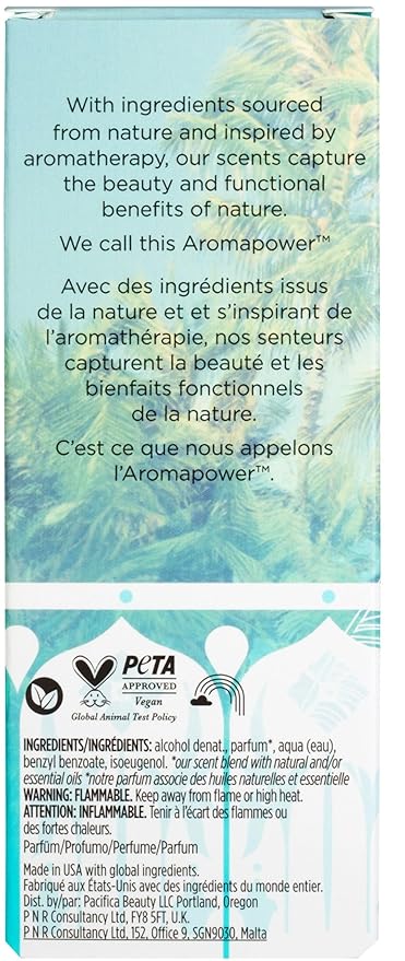 Pacifica Indian Coconut Nectar Spray Perfume, 2 oz – Warm Coconut & Vanilla Gourmand Fragrance for Women Clean Beauty Scent, Long-Lasting Beachy & Layerable, 100% Vegan & Cruelty-Free Made in USA