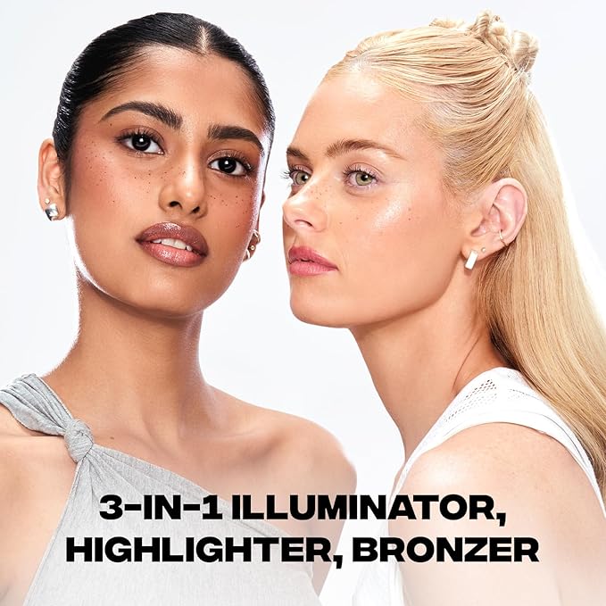 Sacheu Liquid Glow STAY-N Liquid Highlighter & Illuminator Makeup — 30ml Long Lasting Luminous Glow Lightweight Dewy Finish, Aura Glow