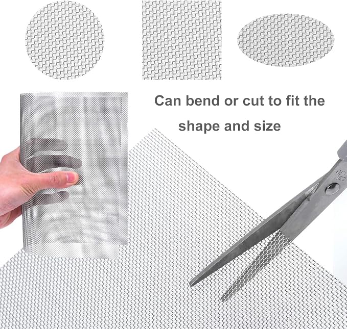 Stainless Steel Woven Wire Mesh 304 Stainless Steel Woven Wire, 80 Mesh Fly - Image 6