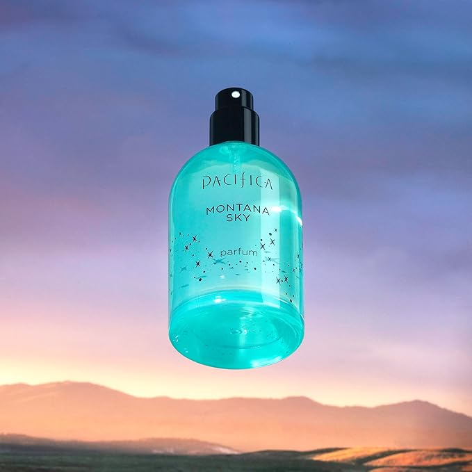 Pacifica Montana Sky Spray Perfume – Clean Vegan Fragrance for Women with Cedarwood & Sage – Grounding Earthy Woodsy Scent w/Cedarwood, Black Pepper, Sage, Cruelty-Free & Long-Lasting, 2 fl oz