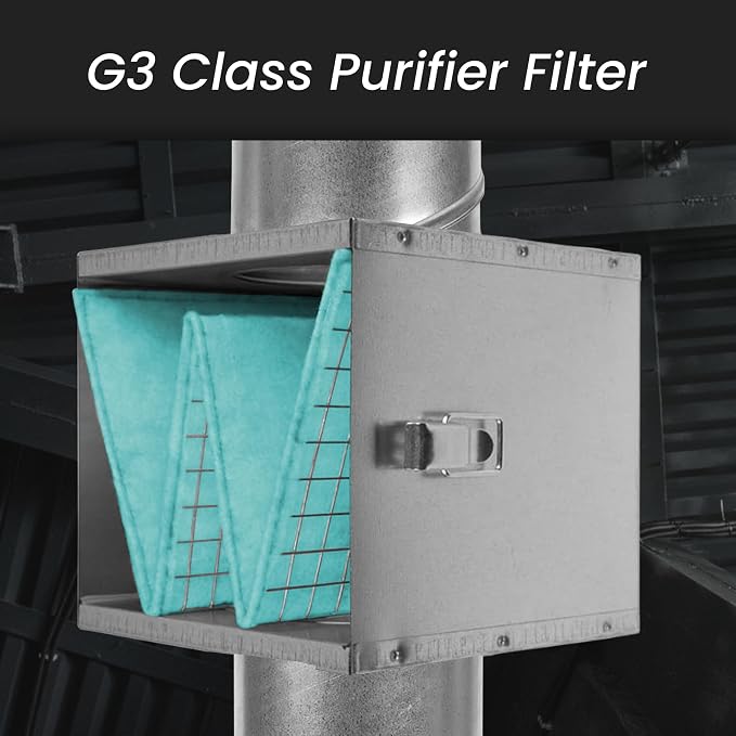 Repa Market 8" Duct Air Filter Box – Galvanized Steel Inline Dryer Filter - Image 6