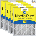Nordic Pure 16x24x4 Pleated MERV 10 Air Filters 6 Pack by NordicPure