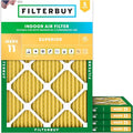 Filterbuy 25x32x1 Air Filter MERV 11 Superior Pet & Allergy Defense, by Filterbuy